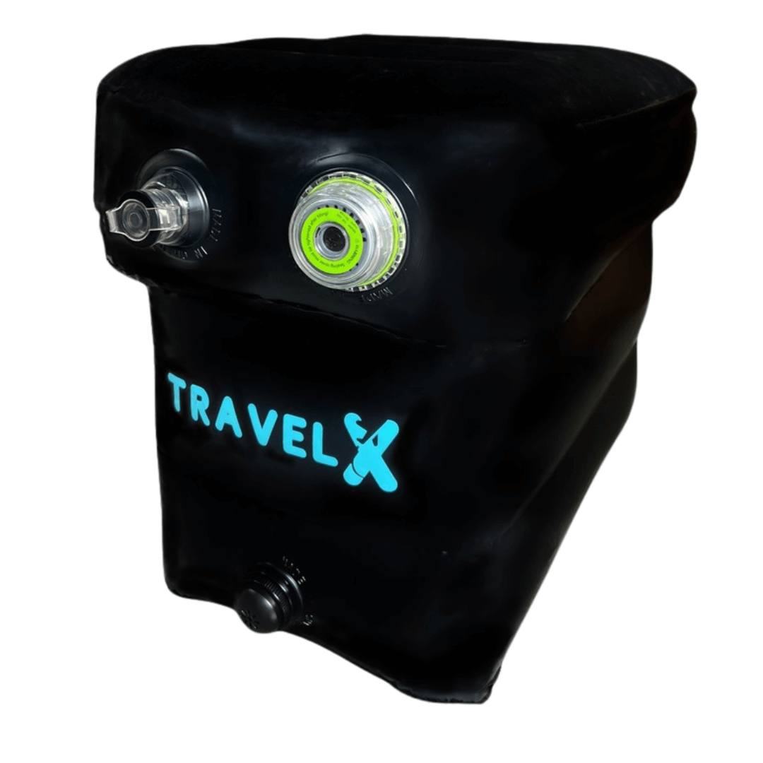 Self Inflating Foot Plane Cushion