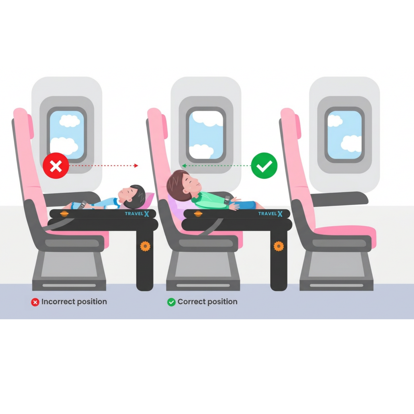 Self Inflating Plane Bunk